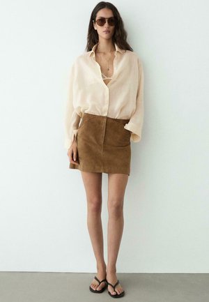 Massimo Dutti Gonna a campana - brown