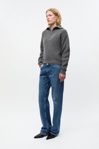 Envii WASHINGTON HALF ZIP - Pulóver - grey