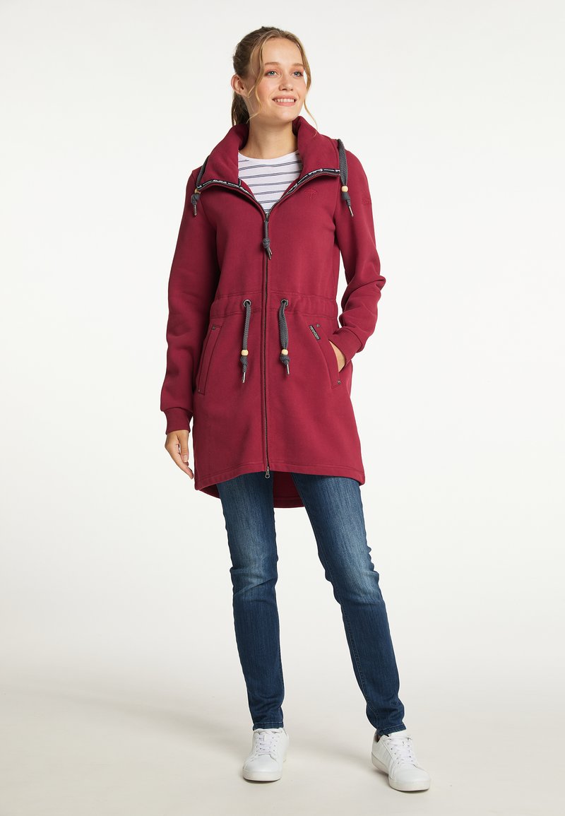 Damen Parkas | Schmuddelwedda SCHMUDDELWEDDA YASANNA Kurzmantel dunkelrot - EB43116 Damen Parkas | Schmuddelwedda SCHMUDDELWEDDA YASANNA Kurzmantel dunkelrot - EB43116