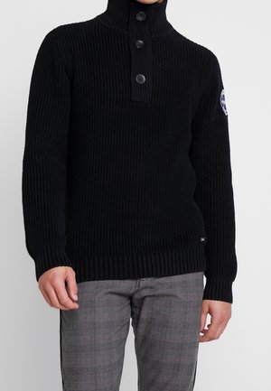 Strickpullover - black