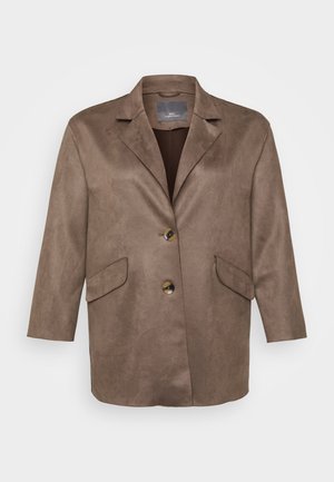 ONLY Carmakoma CARJOLINE LIFE - Short coat - walnut