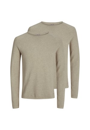 2 PACK - Pullover - oatmeal melange
