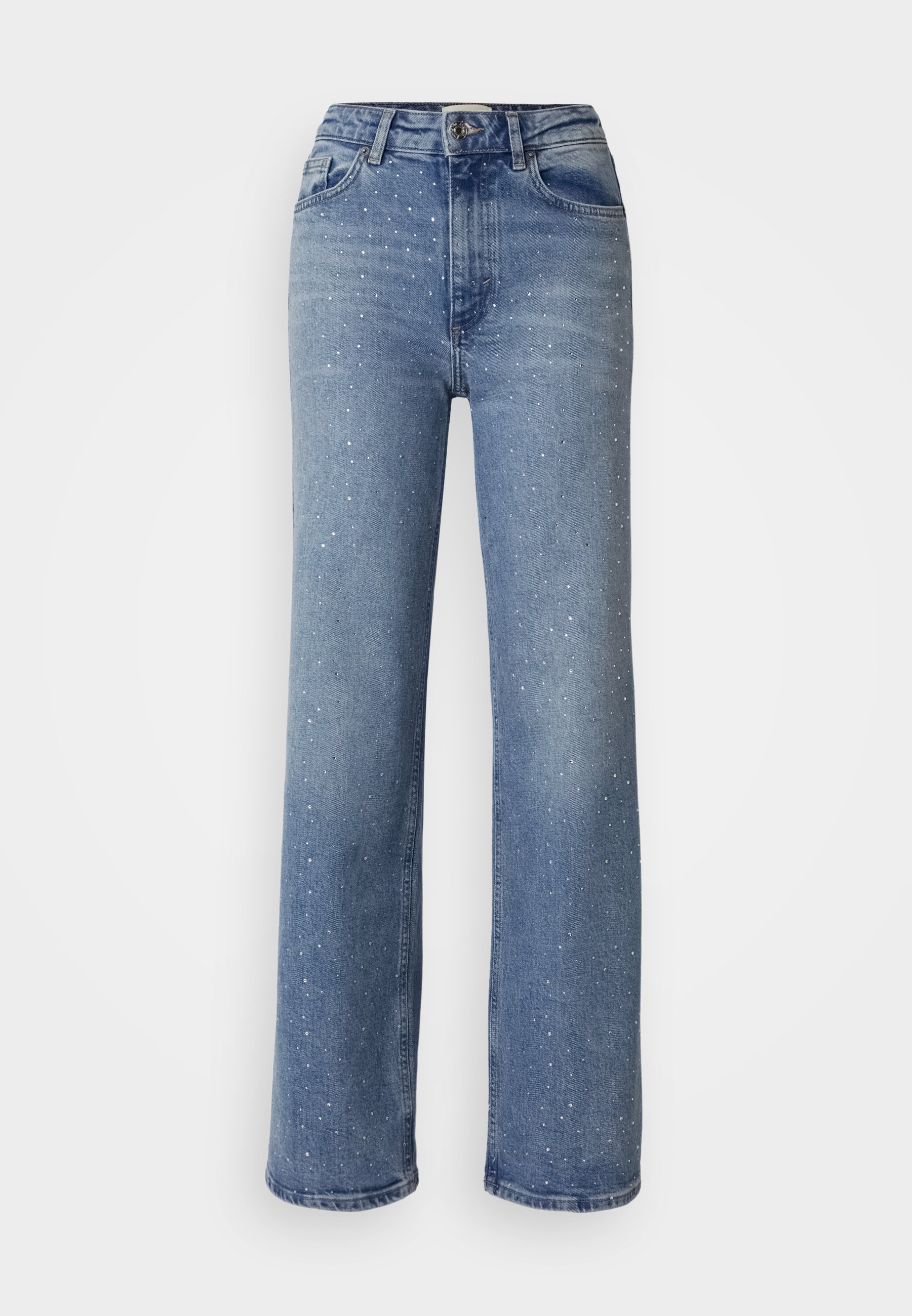 ONLY ONLJUICY RHINESTONE WIDE - Platėjantys džinsai - medium