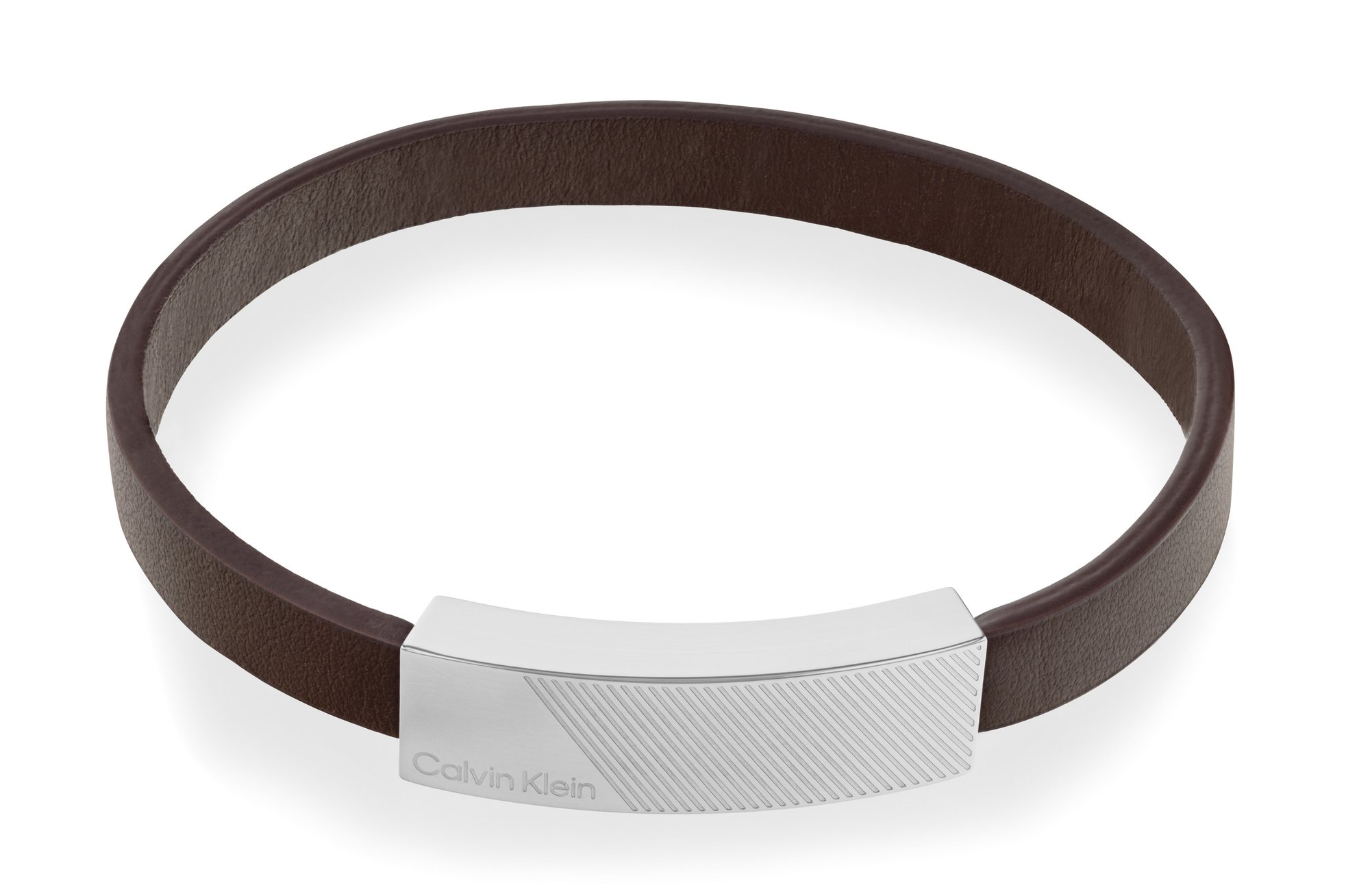 Calvin Klein Armband brown/ silver-coloured/braun