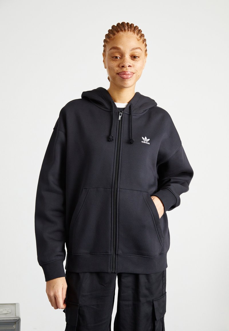 adidas Originals ESSENTIALS FULL ZIP BOYFRIEND HOODIE Zipup