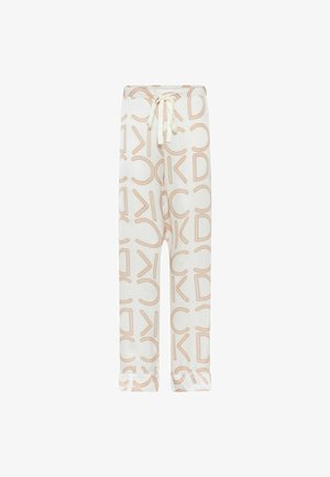 Väga kerged puuvillased leijpaid kreemjas värvitoonis, millel on suured, pehmed roosad tähed. Omavad elastset vööd koos paelaga ja mansetiga allservas.