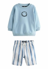 Next CREW NECK AND SET - Shorts - blue stripe