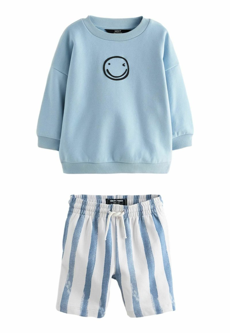 Next CREW NECK AND SET - Shorts - blue stripe