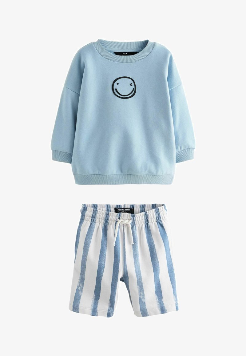 Next CREW NECK AND SET - Shorts - blue stripe