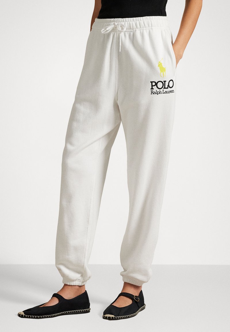 Polo Ralph Lauren BIG PONY FLEECE SWEATPANT - Treningo apatinė dalis - white