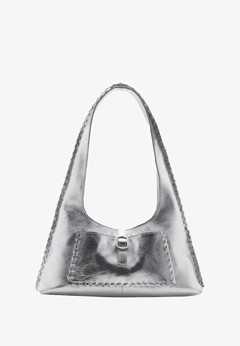 Mango Bolso de mano - silver-coloured