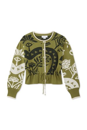 AMARA SHAE CARDIGAN - Strickjacke - khaki