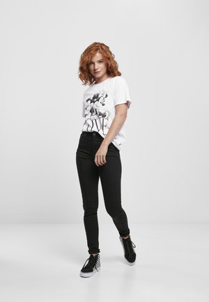 MINNIE LOVES MICKEY - Print T-shirt - white