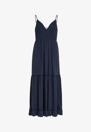 VILA, VIAGNES MIDI STRAP DRESS - Hverdagskjole - navy blazer