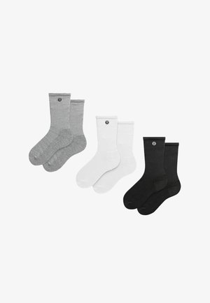 lululemon, DAILY ESSENTIAL 3 PAIR UNISEX - Sportsokken - white heathered core light grey black