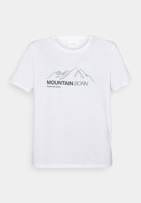 EXPLORE GRAPHIC TEE - T-shirt med print - white