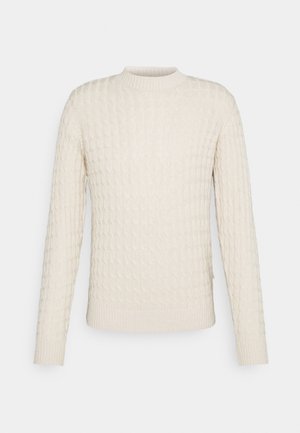 KARL CABLE KNIT - Pullover - light sand