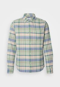 KASH - Camicia - seashell/vintage green/multi-colour