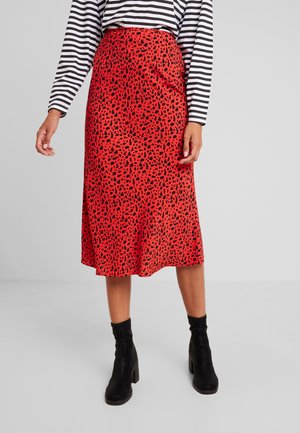 A-line skirt - red