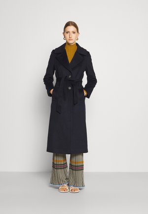 COAT CLARETA BELT - Klassisk kåpe / frakk - medium blue