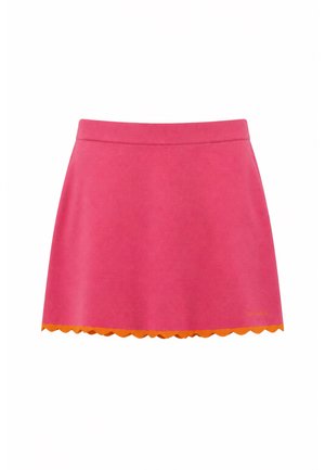 OH APRIL, ALORA KNIT SKIRT - Jupe trapèze - raspberry