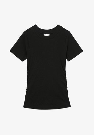 Reiss REGULAR FIT - Jednoduché tričko - black