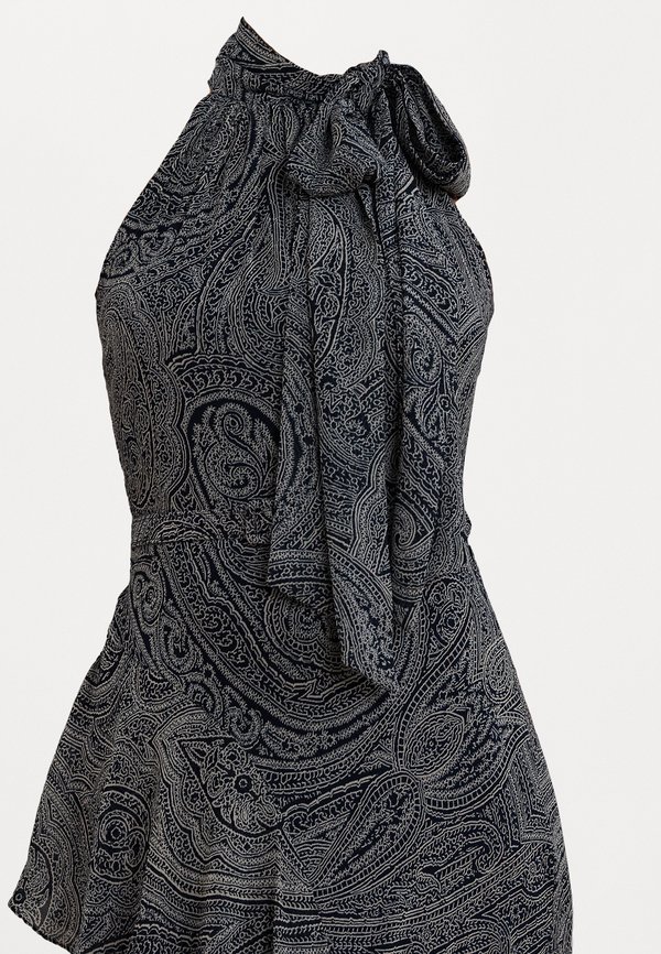 PAISLEY BELTED GEORGETTE TIERED GOWN - Occasion wear3