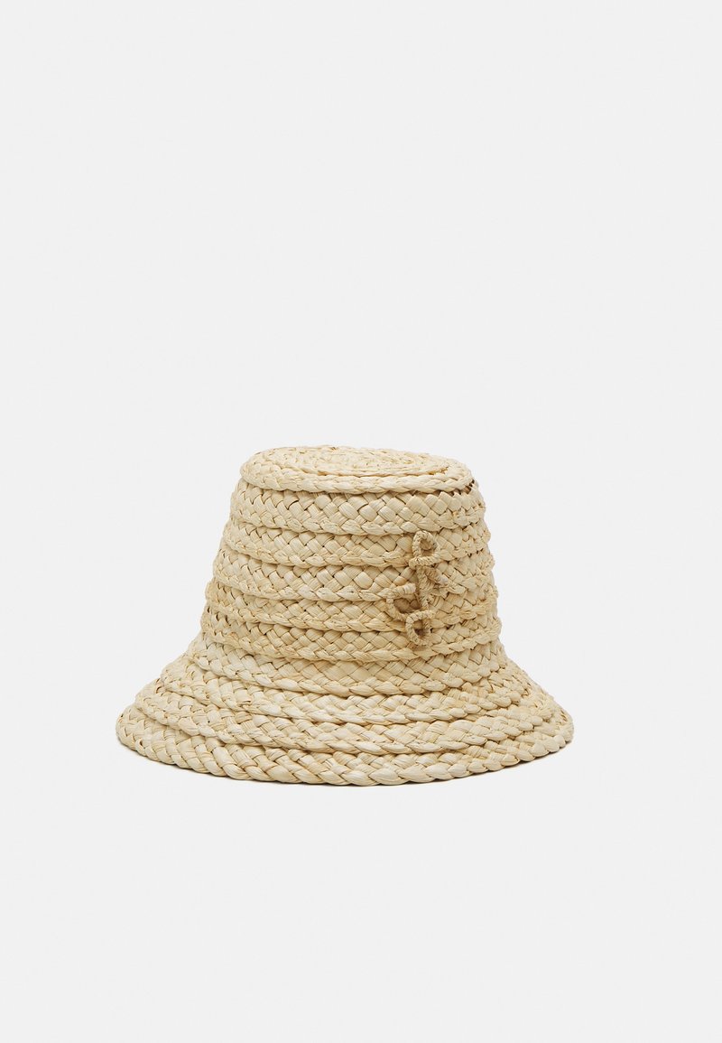 RUSLAN BAGINSKIY - EMBELLISHED BUCKET HAT - Hattu - natural, Suurenna