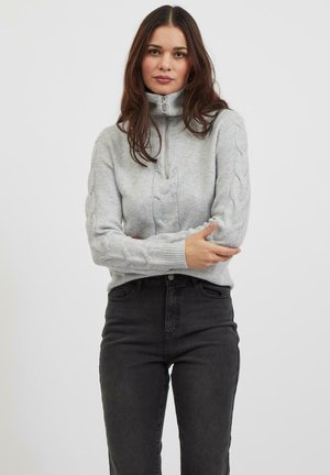 VIOALY - Jumper - light grey melange