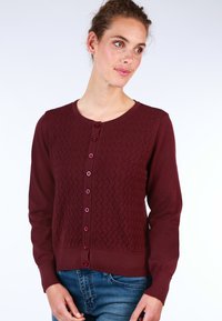 Lykka du Nord MANON - Strickjacke - dark grape