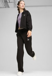 Puma Felpa con zip - black- black