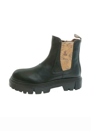 Stivaletti con plateau - nero