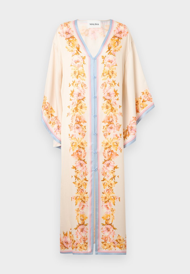 Malina NAYA PRINTED KAFTAN - Freizeitkleid - cream peony/mehrfarbig ...
