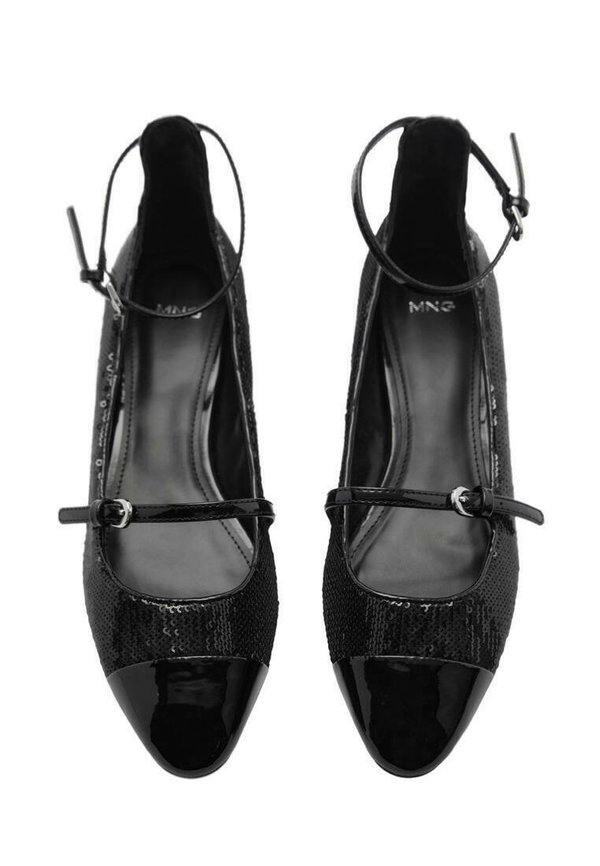 Ankle strap ballet pumps - schwarz4