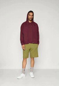 Champion C-TECH FULL ZIP HOODIE - Jaka ar rāvējslēdzēju - bordeaux