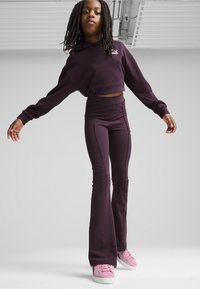 Puma CLASSICS SEASONAL  - Treniņtērpa apakšdaļas - midnight plum