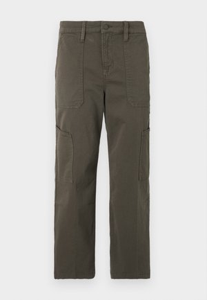 Good American, CROPPED PANTS - Παντελόνι cargo - fatigue