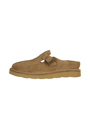 SOLSBURY  - Pantofle - dark sand suede