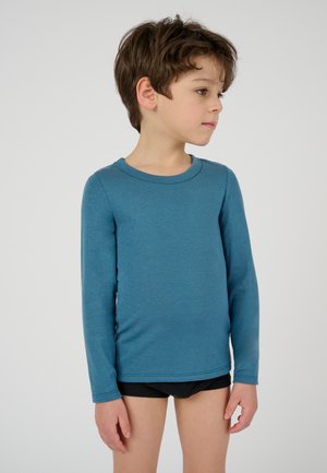 A MANICHE LUNGHE MISTA SENSITIVE - Unterhemd/-shirt - Blue-Gray