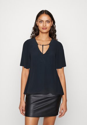 Esprit Collection SHINY FLUID - Bluse - navy