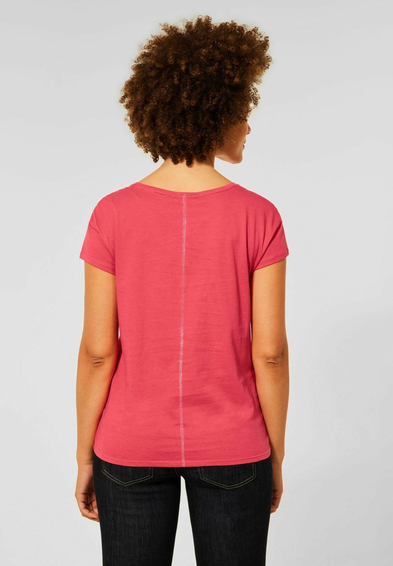 Damen T-Shirts | Street One MIT FOLIENPRINT T-Shirt print rot/apricot - PY47379 Damen T-Shirts | Street One MIT FOLIENPRINT T-Shirt print rot/apricot - PY47379