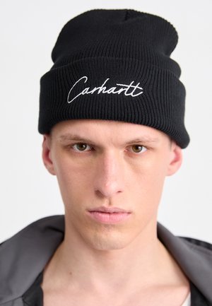 WATCHER BEANIE UNISEX - Beanie - black/white