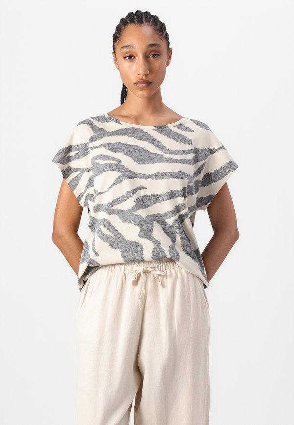 LINNO BARREL - Trousers - natural ecru3