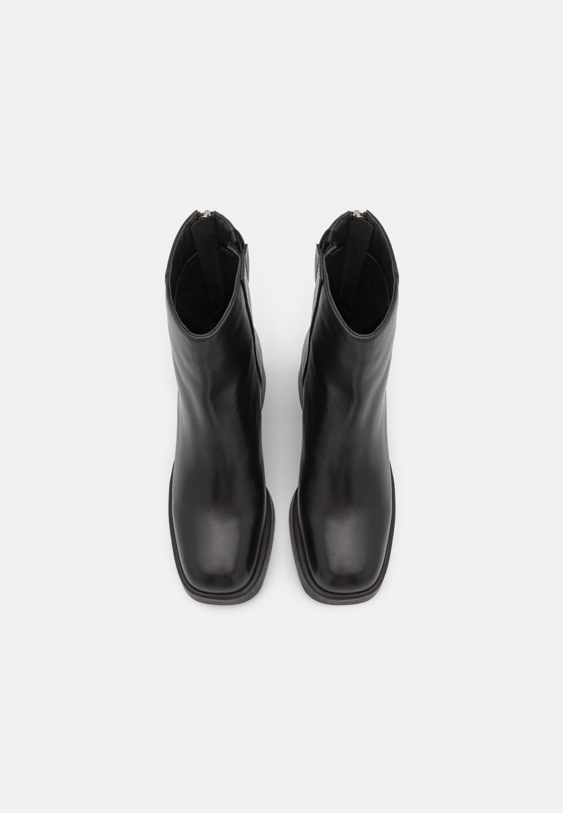 Zign LEATHER - Korte laarzen - black/zwart - Zalando.nl