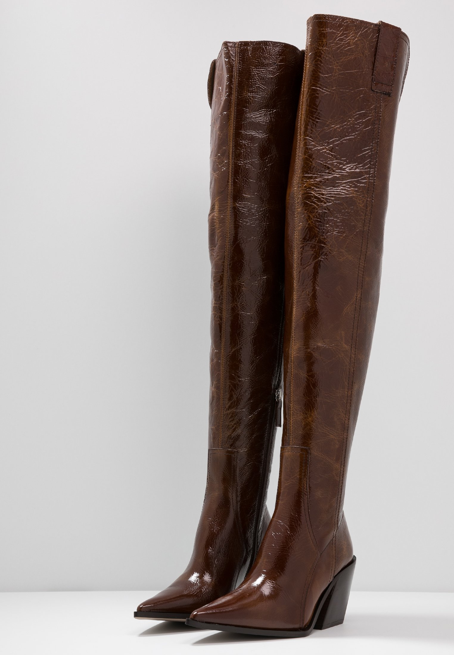 Topshop BRAVE WESTERN Overknee laarzen tan Zalando.nl Topshop BRAVE WESTERN Overknee laarzen tan Zalando.nl