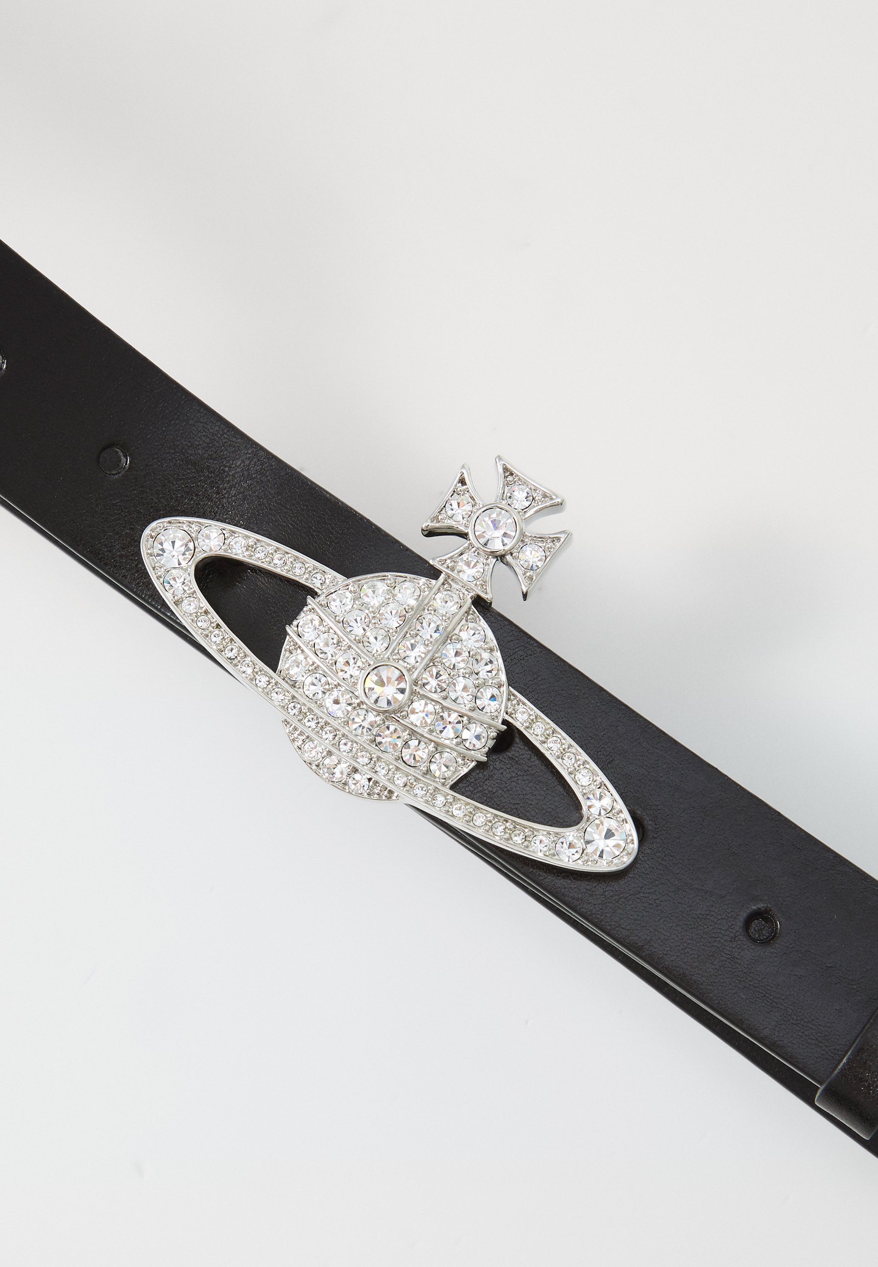 Vivienne Westwood RELIEF BELT - Belt - platinum/crystal/silver