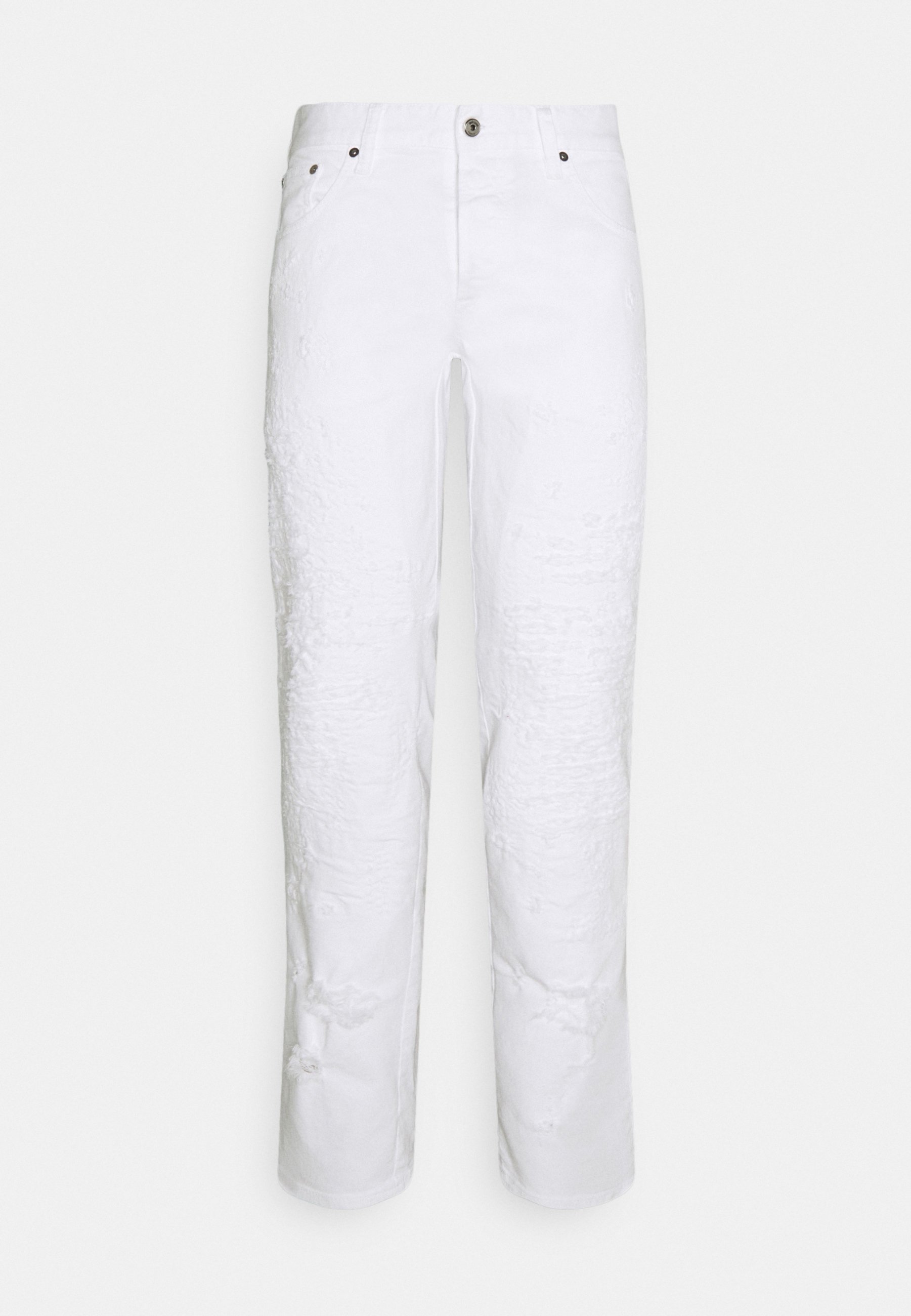 Just Cavalli PANTALONE - Prigludę džinsai - optical white/balta - Zalando.lt