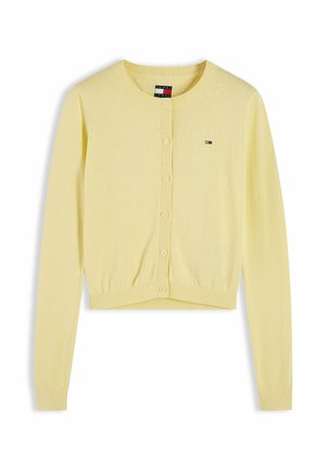 Tommy Jeans, TOMMY JEANS RIBBED SLIM CREW NECK CARDIGAN - Vest - day