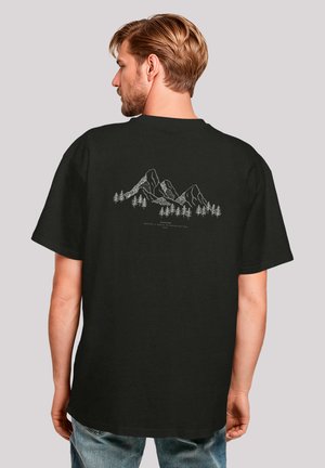 MOUNTAIN - Print T-shirt - schwarz