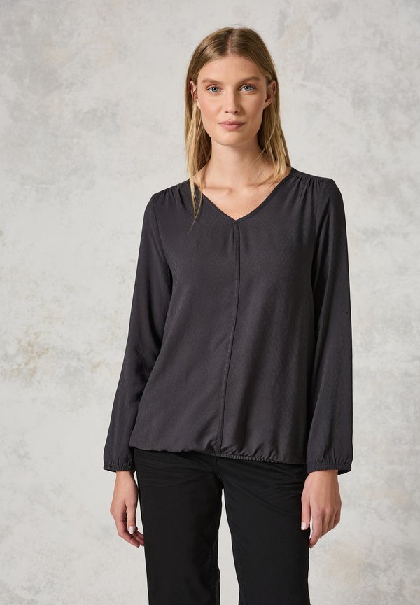 JAQUARD - Bluse - grau